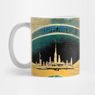 Futuristic Space Galaxy Art Mug